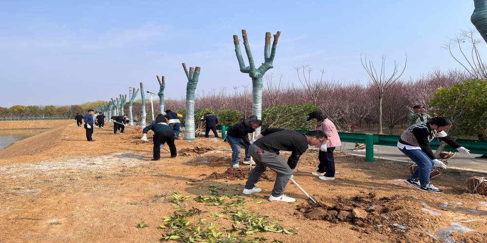 黨建引領(lǐng)共植綠 凝心聚力譜新篇 ——和合生態(tài)、德嘉置業(yè)黨支部赴小廟基地義務(wù)植樹